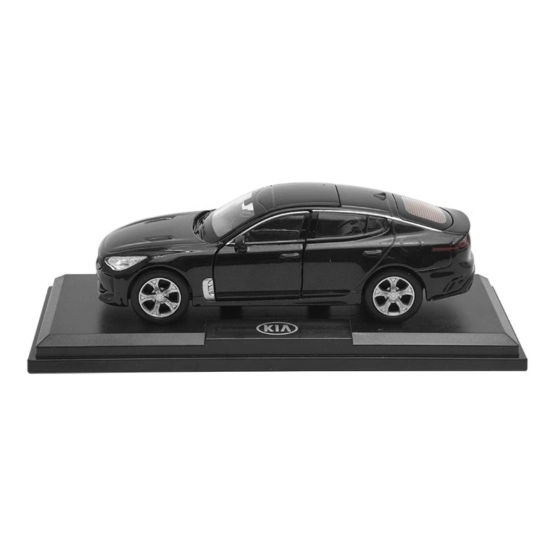 KIA Stinger Modellauto Sammlermodell 1:38 Auroraschwarz Metallic
