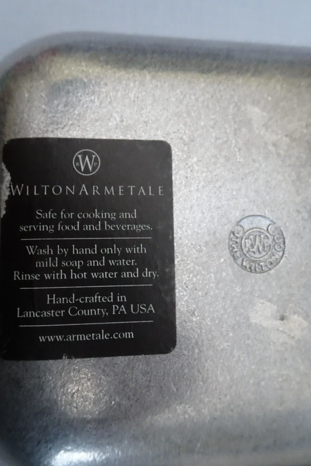 Wilton Armetale Plata Reggae Servware Piezas Lote 5 Cuencos Bandejas Cazuela Vino Foto 4 de 4