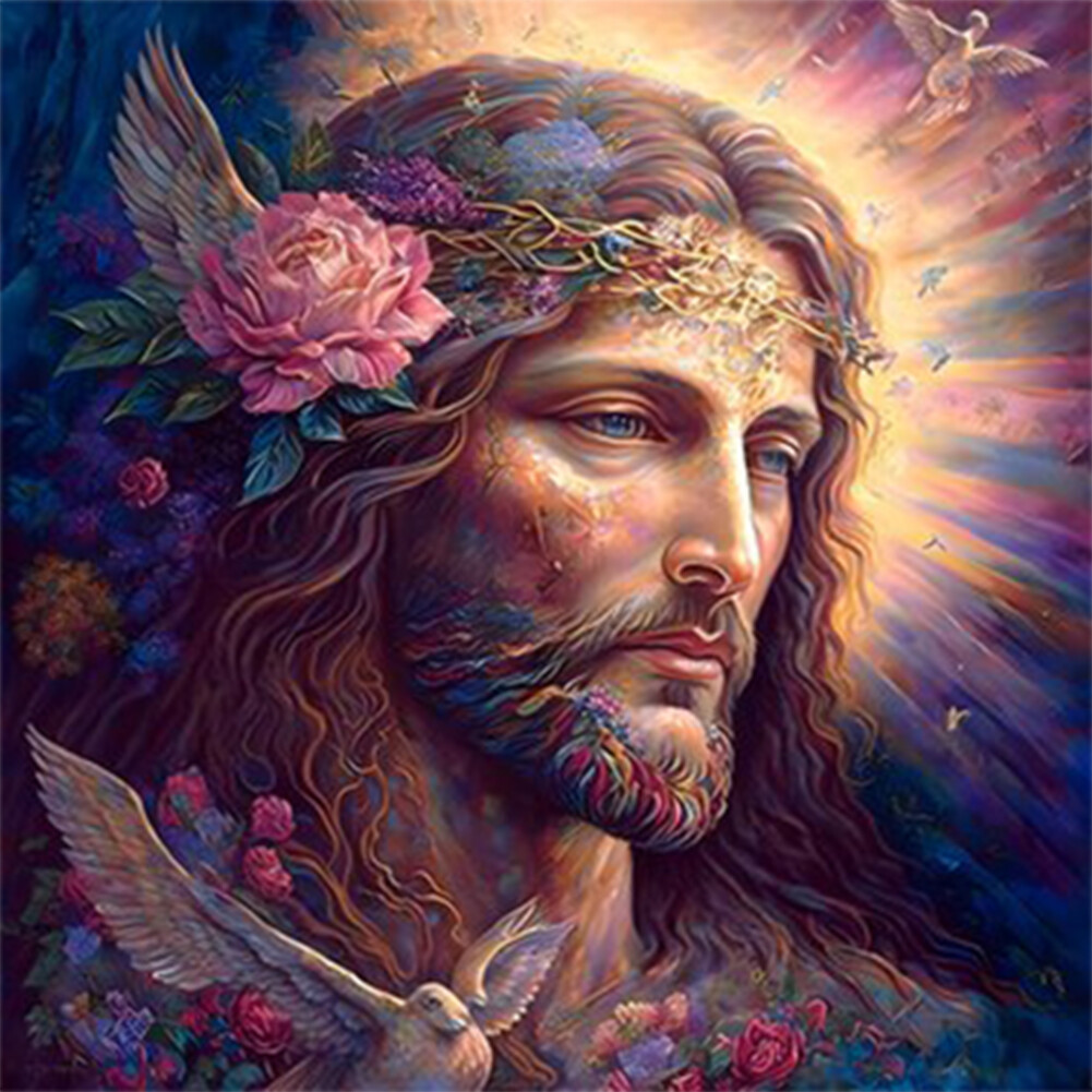 5 Paint By Numbers Kit DIY Jesus Hand Oil Art Picture Craft Home Wall