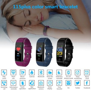 smart bracelet wristband watch heart rate monitor blood pressure fitness tracker