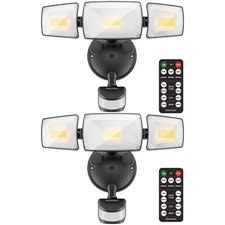 55w Led Security Lights Motion Sensor Light With Remote Control Outdoor Led Floo
