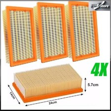 4X Filter für Kärcher NT 561 eco / NT 361 eco / NT 611 / NT 45-1TAC Faltenfilter