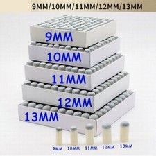 100Pcs 9/10/11/12/13mm Billiard Slip On Pool Cue Stick Tips Replacements USA