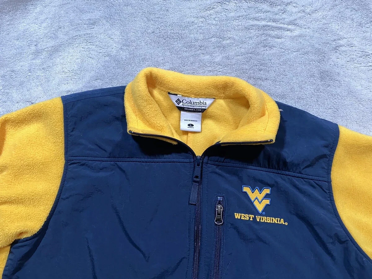 Columbia Womens WVU Zip Up Jacket Size L