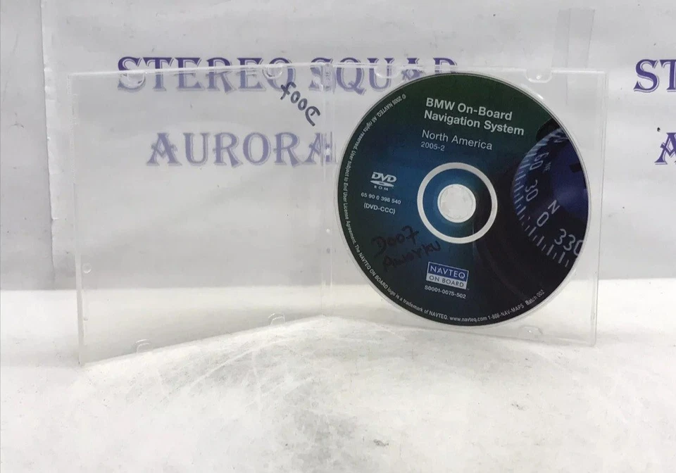 BMW 645CI 650ci 2006 navegación navegación DVD OEM 65900398540 S0001-0075-502 "D007" Foto 4 de 4