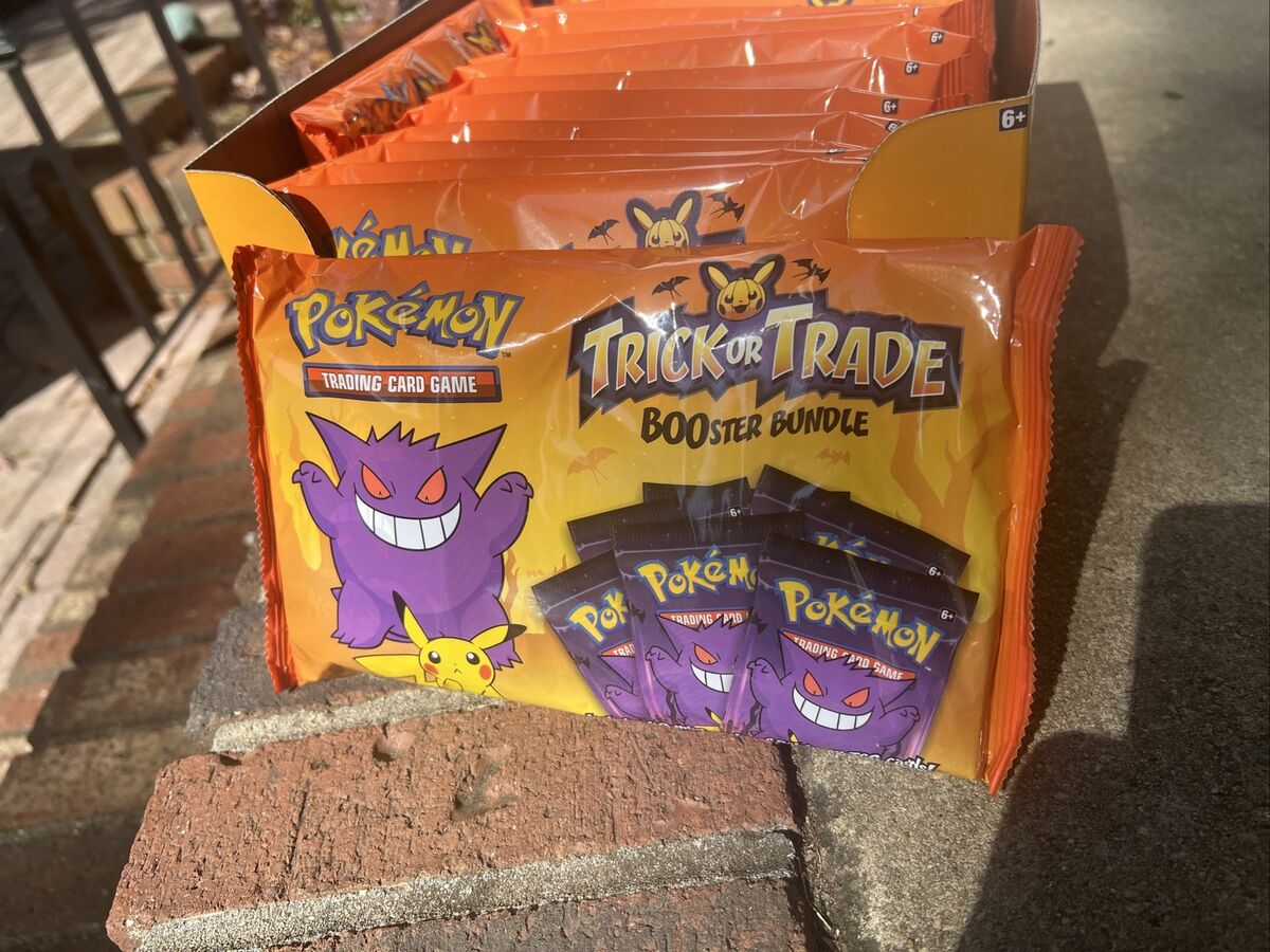 Pokemon TCG BOOster 120 Cards Halloween Trick Or Trade Pokemon TCG BOOster 120 Cards Halloween Trick Or Trade