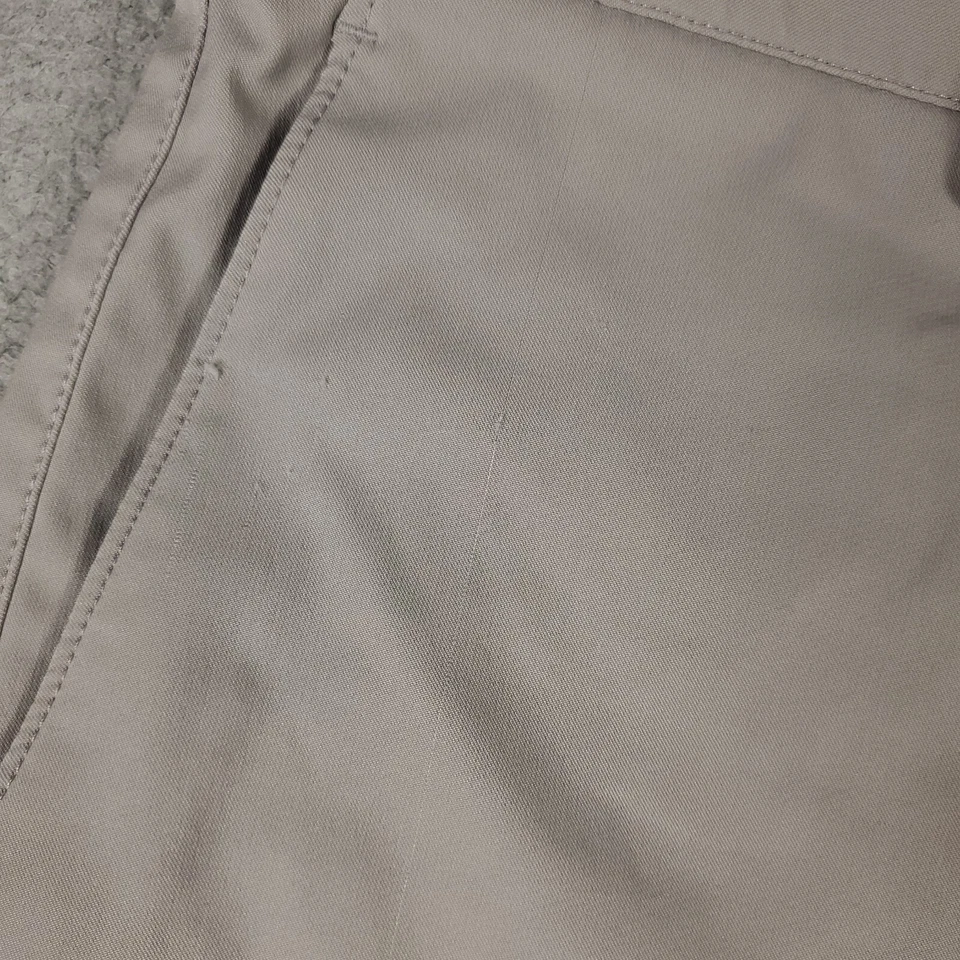Pantalones Cortos Theory Para Hombre Talla 40 Beige/Gris Golf Dri Fit Informales Frente Plano Chino * Foto 3 de 4
