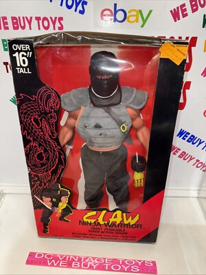 1986 Diamond Toymakers 16  Claw Ninja Warrior Ultra Rare  Vintage Commando NEW