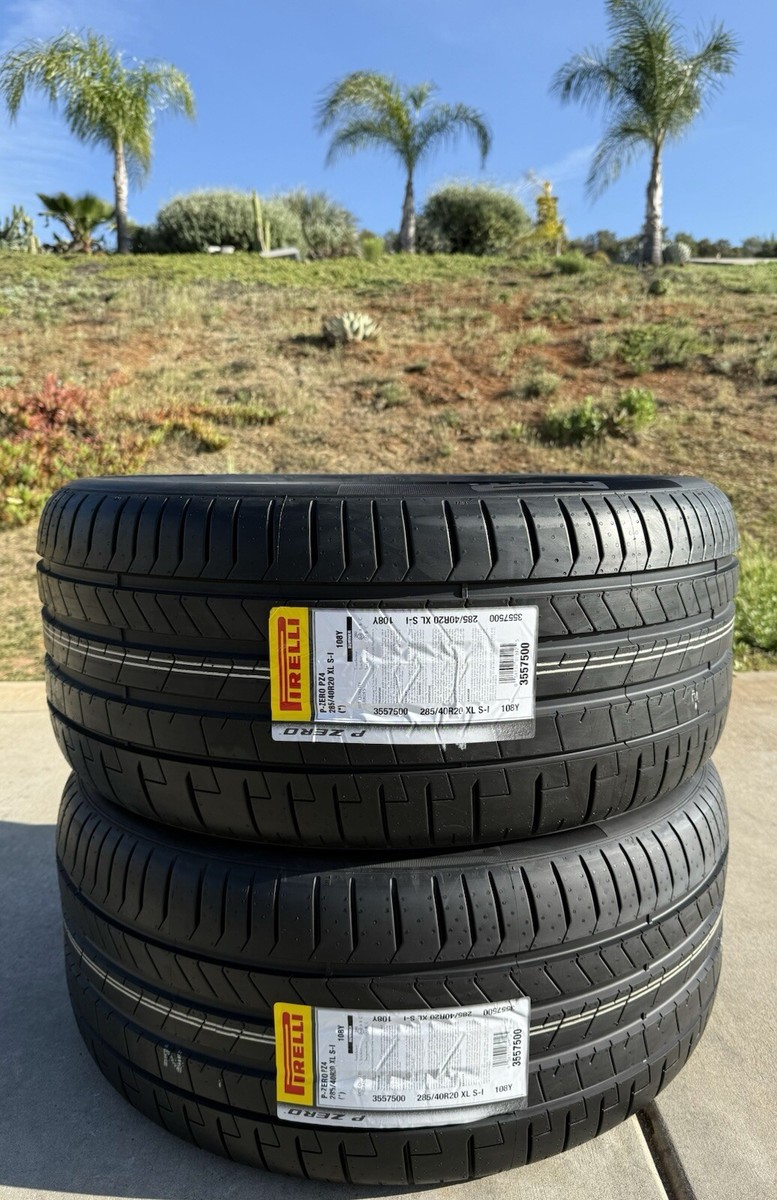 Set of TWO BRAND NEW 285/40R20 108Y Pirelli P Zero PZ4 Sport Tires