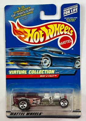New 2000 Hot Wheels Virtual Collection - Way 2 Fast - #115 - Free Shipping  T14*
