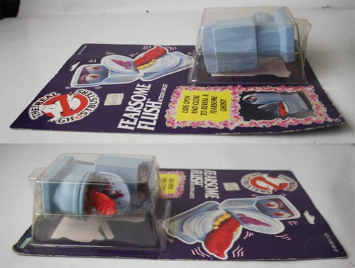 VINTAGE 1986 GHOSTBUSTERS FEARSOME FLUSH ACTION GHOST KENNER NEW SEALED ! - Picture 9 of 9