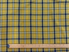 Brushed Cotton Plaid Fabric Flannel Shirt Check Warm Autumn Dressmaking Material