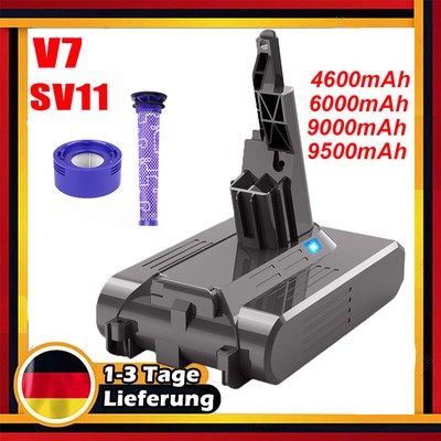 9500mAh Ersatzakku für Dyson V7 Akku SV11 Motorhead Absolute Animal Staubsauger