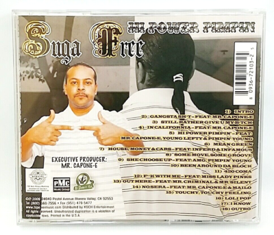 CD) Suga Free – Hi Power Pimpin' , US OG Press, 0936 72103 2, Near