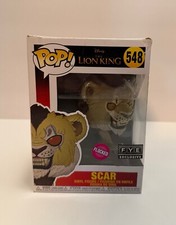 Funko Pop! Disney The Lion King Scar #548 Flocked FYE Exclusive