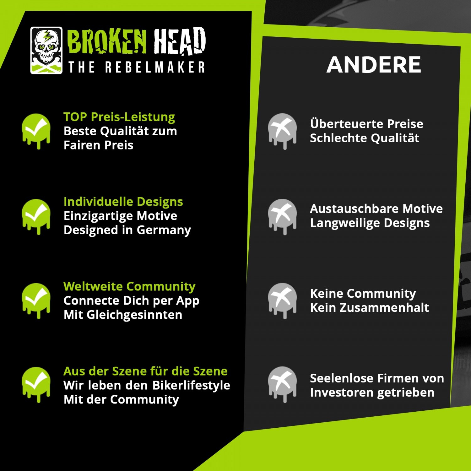 Casco Broken Head Racing BeProud Light Carbon Verde - Edizione Limitata foto 4
