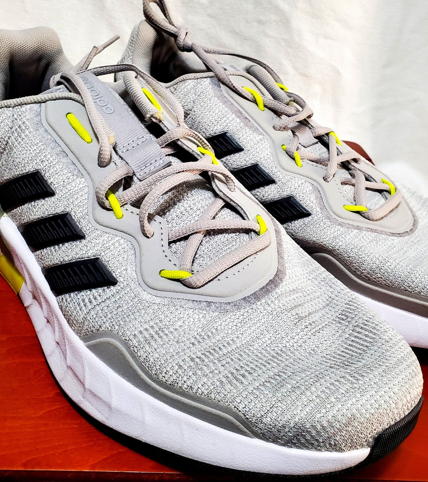 Adidas Men's Kaptir Super Trail Running Shoe Grey/yellow Sz 11½ Brand