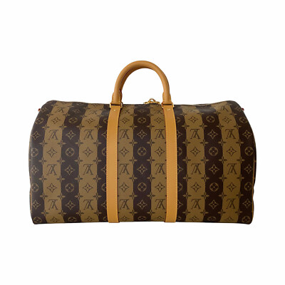 Louis Vuitton x Nigo Reverse Monogram Striped Keepall Bandouliere