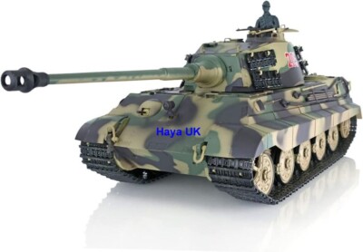 Heng Long King Tiger Henschel Turret 1/16 RC Tank BB Smoke Sound