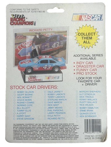 RACING CHAMPIONS,#4 ERNIE IRVAN/ KODAK FILM CAR, COLLECTORS CARD & DISPLAY STAND - Picture 5 of 6