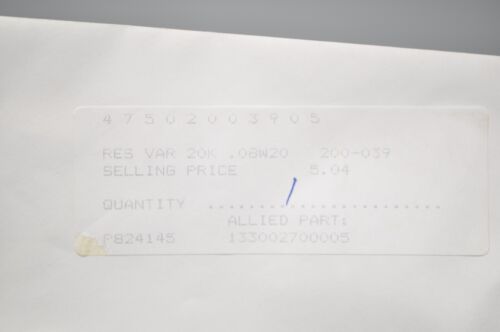 NEW Bendix King On/Off Volume Potentiometer FOR DPH GPH? Radios 4750-20003-905 - Picture 3 of 3