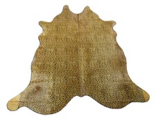 Authentic Cheetah Print Cowhide Rug Size: 7x6 feet, Real Brazilian Cowhide Rug