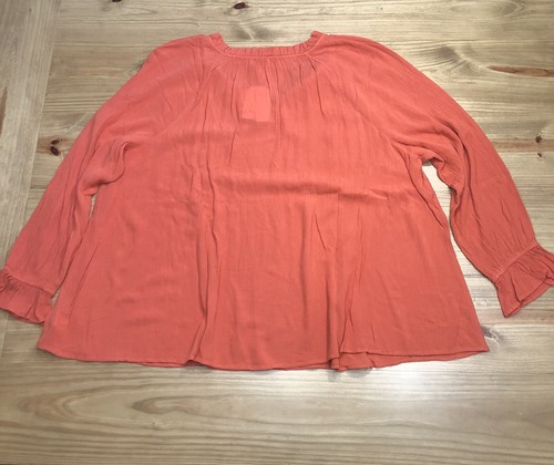 Wonderly 3X Long Sleeve Womens Top New Coral (see desc. for color) - Picture 2 of 12