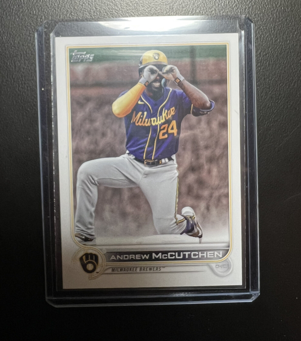 2022 Topps Update ANDREW McCUTCHEN Image Variation SP #US251 Milwaukee Brewers