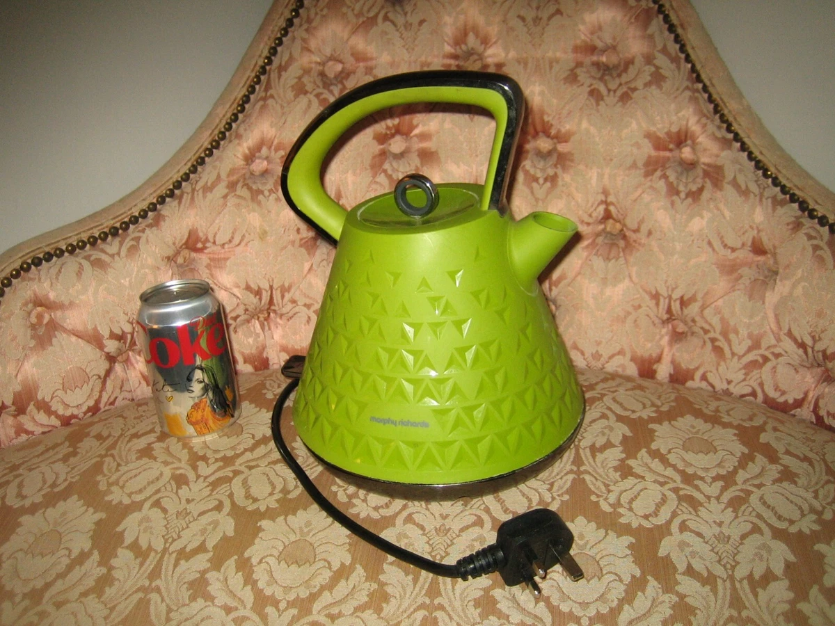 Morphy Richards Prism 1.5 litre kettle Lime Green Rare