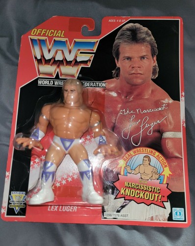 WWF Hasbro Series 8 Lex Luger MOC WWE ...