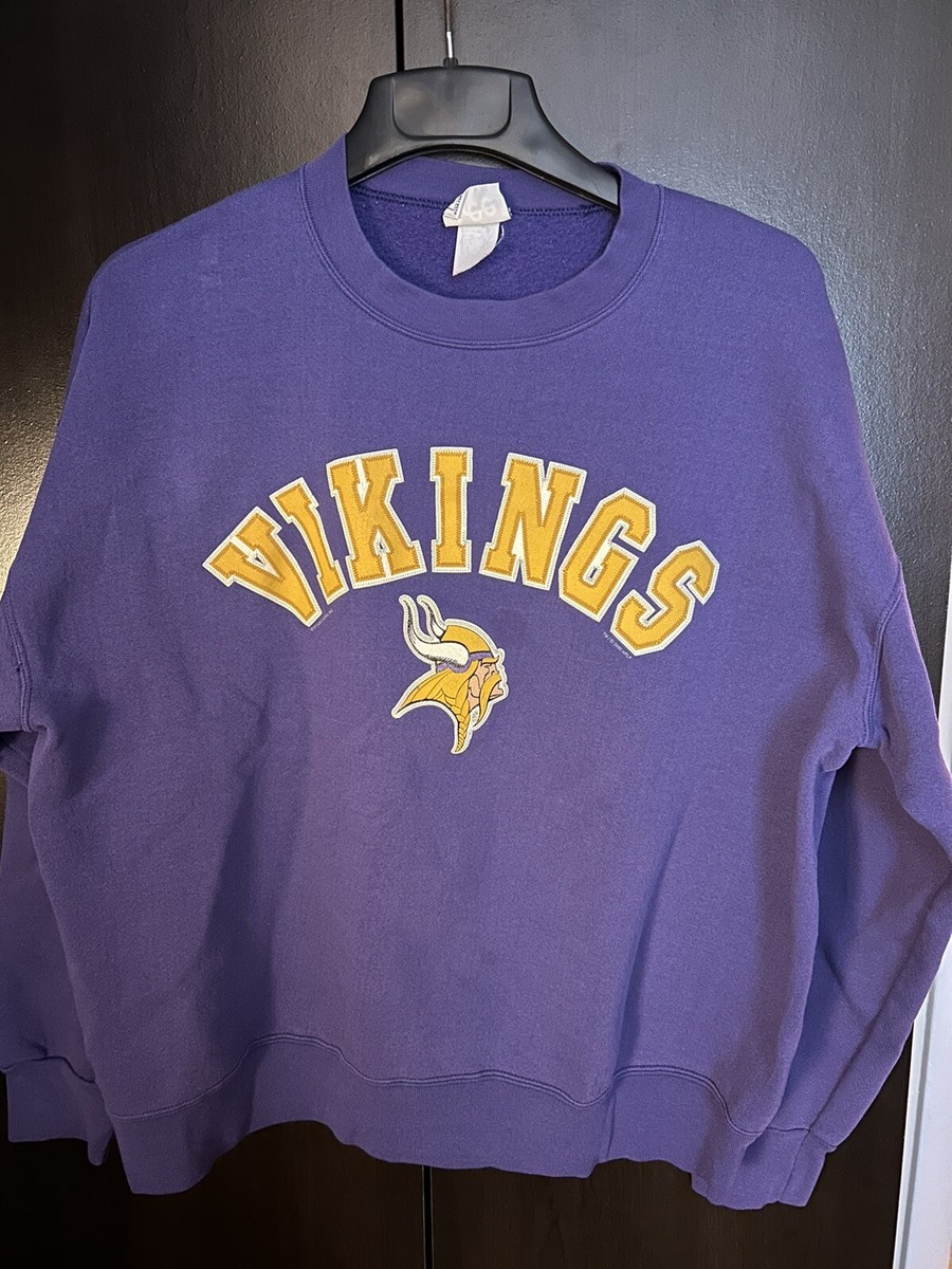 Vintage Lee sport Vikings NFL sweatshirt size large | eBay