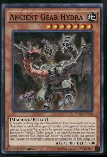 Ancient Gear Hydra [1st Edition] SR03-EN002 card