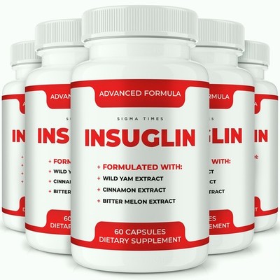 Insuglin Pills, Advanced Blood Support for Daily Energy and Balance - 5 Pack