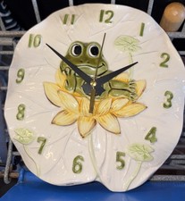 VTG Ceramic Frog Sears Roebuck WORKING Wall C...