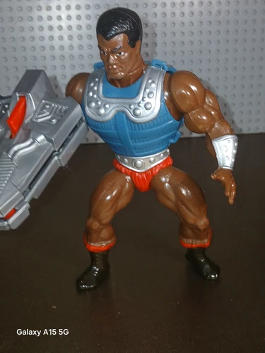 MASTERS OF THE UNIVERSE MOTU VINTAGE CLAMP CHAMP COMPLETE FIGURE HE-MAN