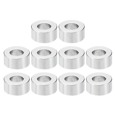 #ad 10Pcs M8 Stainless Steel Spacers Metal Spacer 8.2mm ID x 16mm OD x 8mm L $18.48