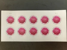 US Stamps 2020 Chrysanthemum – Global 5 Sheets of 10 / A total of 50