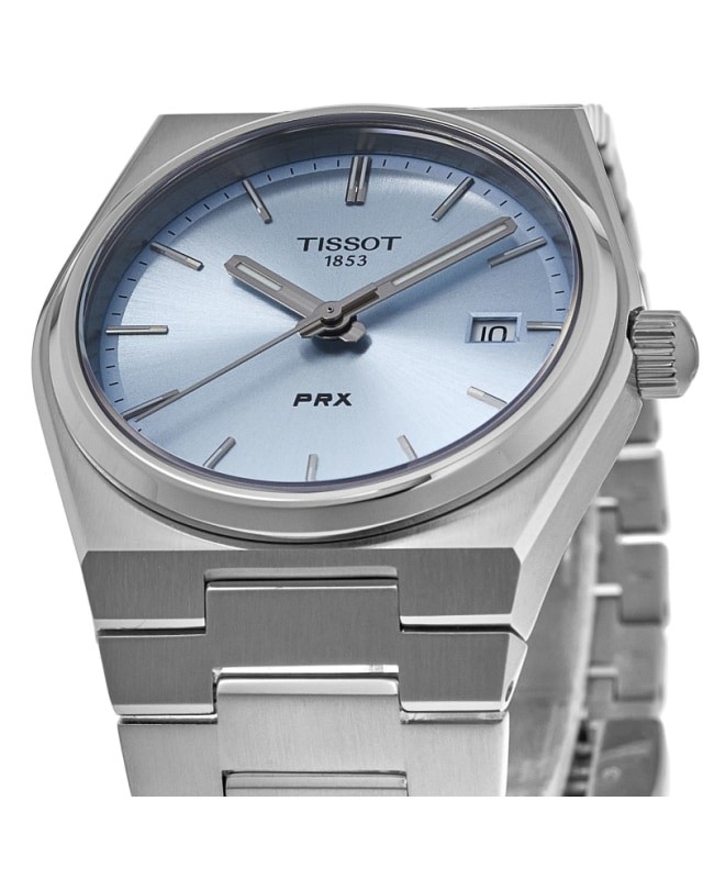 TISSOT PRX ライトブルー ティソ prx 35ミリ クォーツ TISSOT(ティソ) PRX ピーアールエックス 腕時計 35mm経 ライト