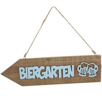 Dekoschild Biergarten Zum HäNgen Gartendeko Biergartenschild Zum AufhäNgen