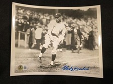 Stanley Coveleski Signed 8x10 Photo Washington Senators Autograph Beckett BAS