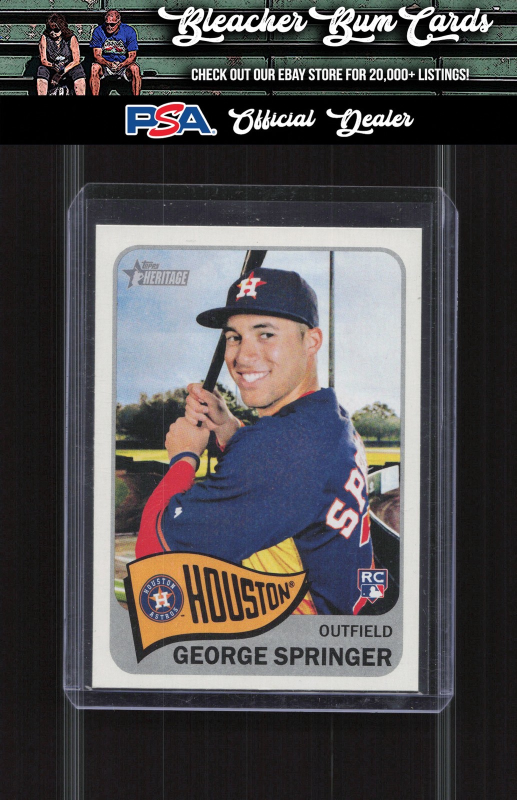 2014 Topps Heritage H557 George Springer Rookie