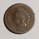 1878 INDIAN HEAD CENT GOOD-DETAILS-SCRATCHED  1C COPPER
