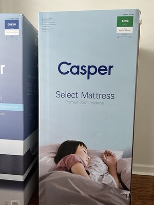 Casper Select 12'' Premium Foam Mattress Medium Firm, king size 