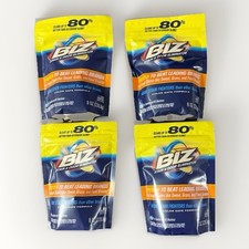 BIZ Stain  Odor Eliminator Laundry Detergent Powder Booster Color Safe 4PK. 8oz