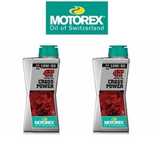 Motorex CROSS POWER 4T 10W/50 MA2 IL Fully Synthetic High-Performance 4T Oil X2