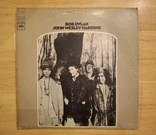 Vintage Bob Dylan  John Wesley Harding Album Vinyl Record LP 1967