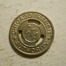 Chicago Transit Authority (Illinois) transit token - IL150AI