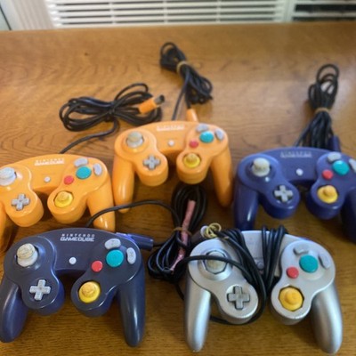 Lot of 5 Nintendo GameCube Controllers heavily used