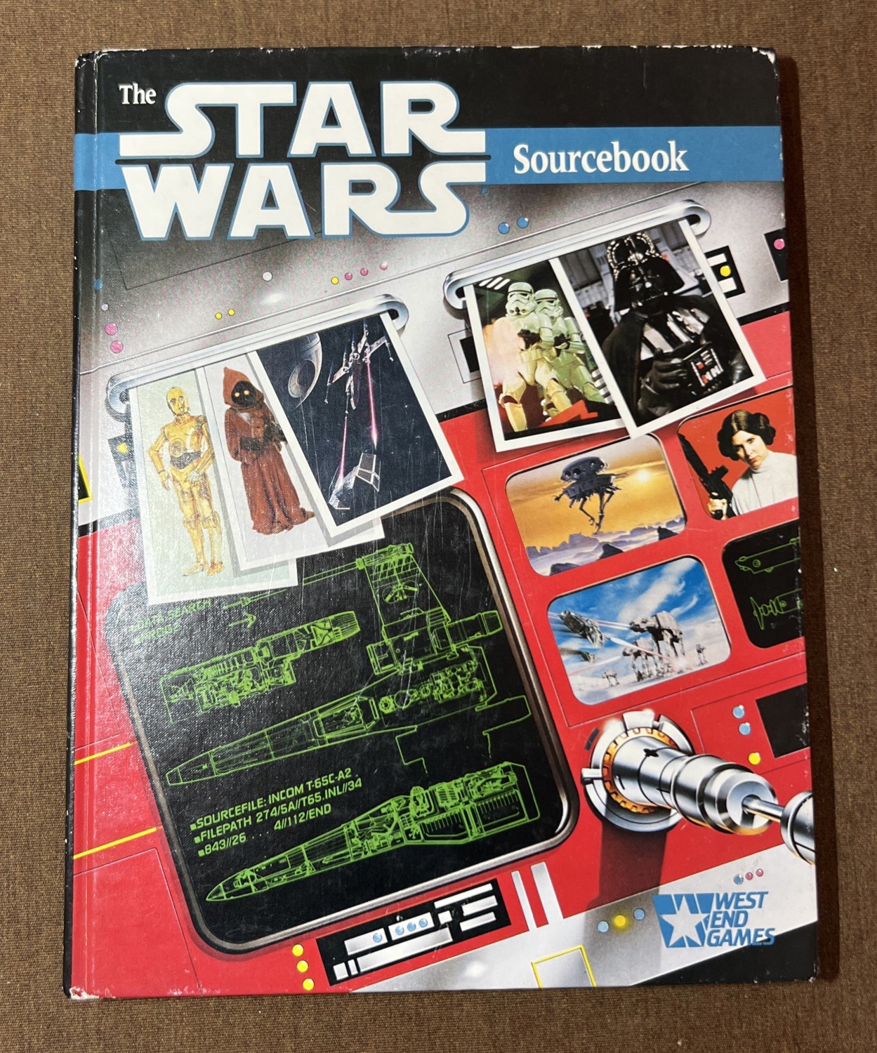 Star Wars RPG Sourcebook 1987 1st print West End Games Hardcover Book HTF