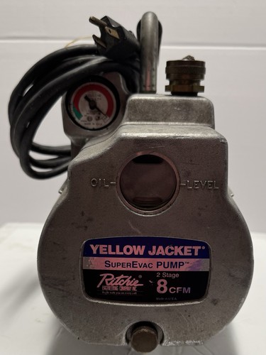 Bomba de vacío Yellow Jacket Super E parte # 93480 Richie Engineering - Imagen 3 de 6
